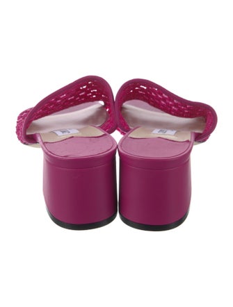 Jimmy Choo Leather Slides