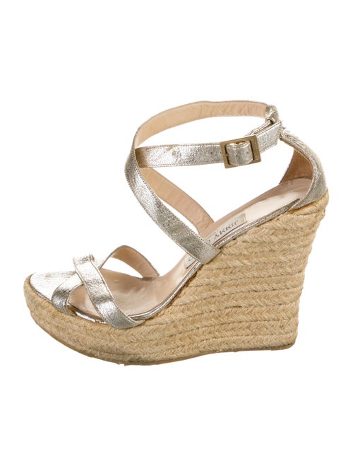Jimmy Choo Leather Espadrilles