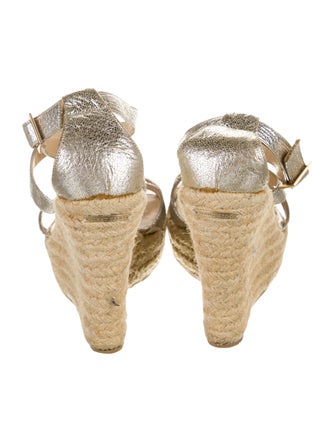 Jimmy Choo Leather Espadrilles