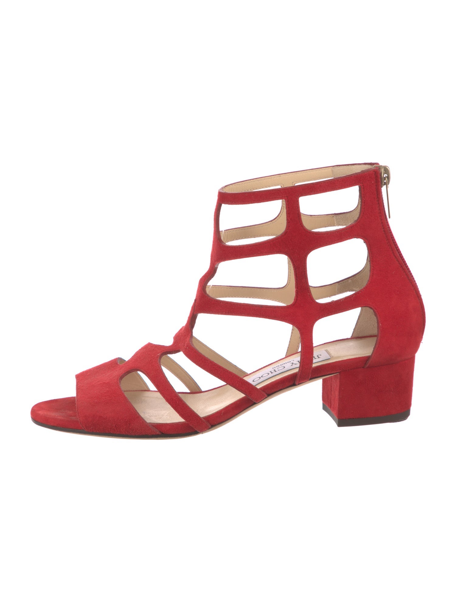 Jimmy Choo Suede Gladiator Sandals