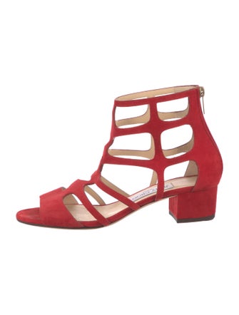 Jimmy Choo Suede Gladiator Sandals