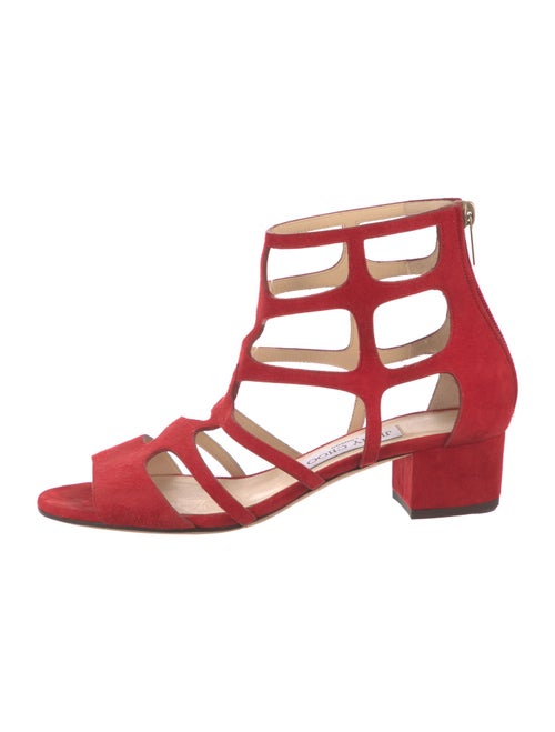 Jimmy Choo Suede Gladiator Sandals