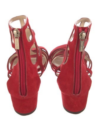 Jimmy Choo Suede Gladiator Sandals