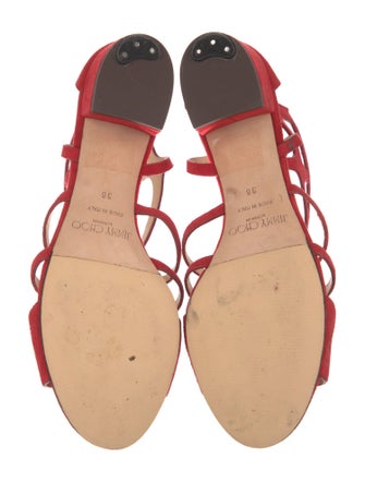 Jimmy Choo Suede Gladiator Sandals