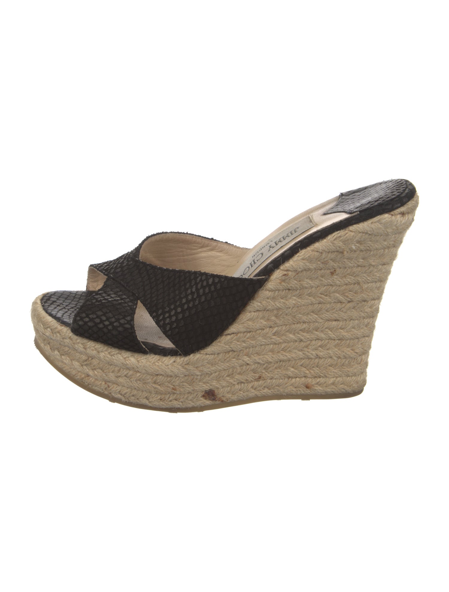 Jimmy Choo Leather Espadrilles