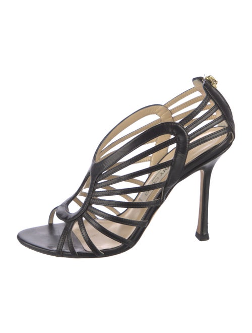 Jimmy Choo Leather Slingback Sandals