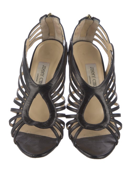 Jimmy Choo Leather Slingback Sandals