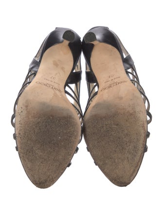 Jimmy Choo Leather Slingback Sandals
