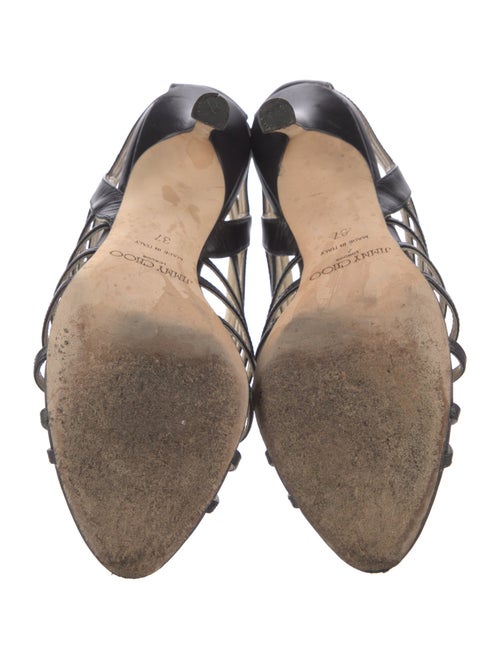 Jimmy Choo Leather Slingback Sandals