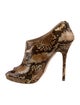 Jimmy Choo Embossed Leather Animal Print Pumps