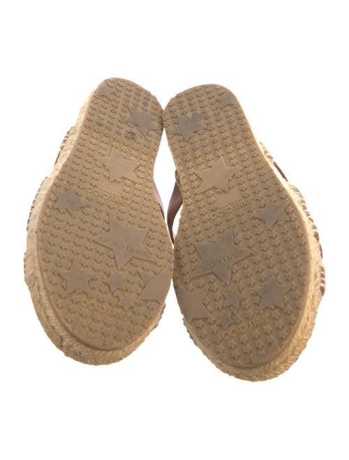 Jimmy Choo Leather Espadrilles
