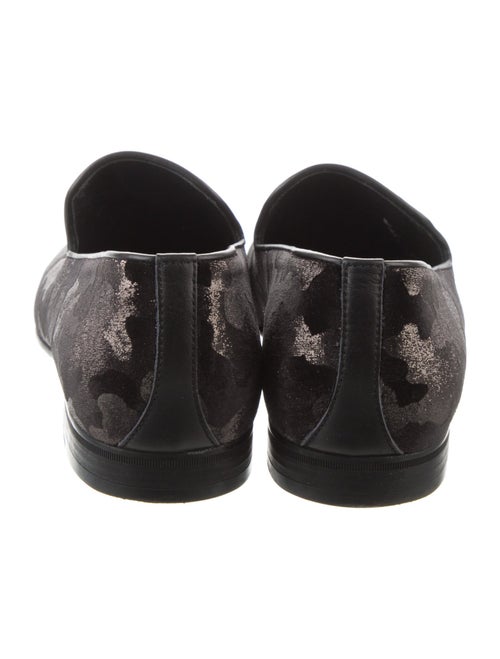Jimmy Choo Suede Printed Loafers