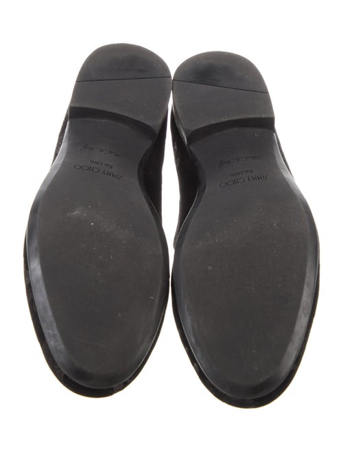 Jimmy Choo Suede Printed Loafers