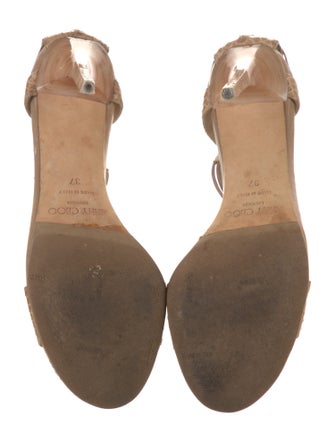 Jimmy Choo Leather Slingback Sandals