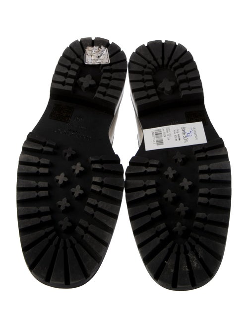 Jimmy Choo Patent Leather Crystal Embellishments Loafers