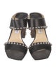 Jimmy Choo Leather Studded Accents Slides