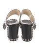 Jimmy Choo Leather Studded Accents Slides