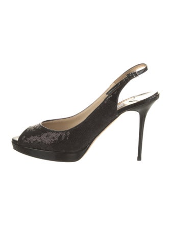 Jimmy Choo Sequins Slingback Pumps