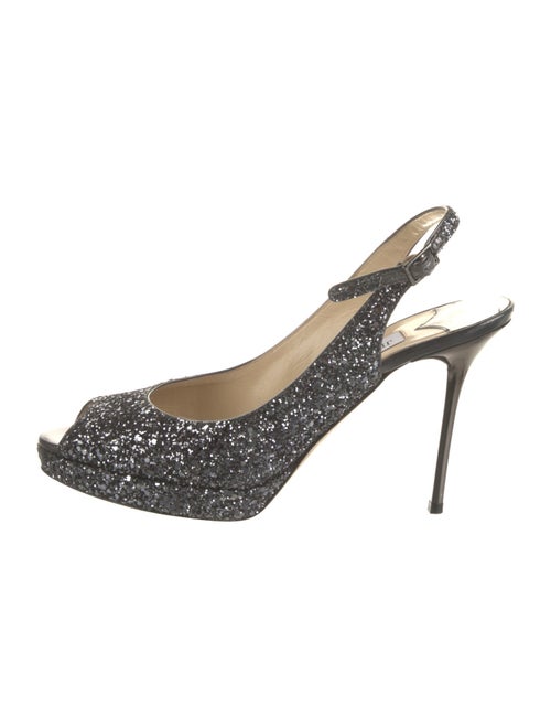 Jimmy Choo Glitter Slingback Pumps