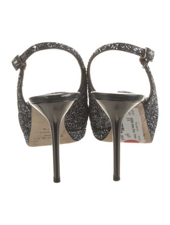 Jimmy Choo Glitter Slingback Pumps