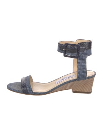 Jimmy Choo Raffia Sandals