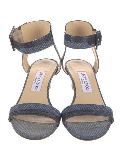 Jimmy Choo Raffia Sandals