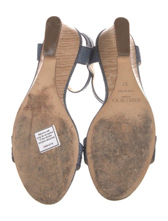 Jimmy Choo Raffia Sandals