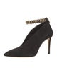 Jimmy Choo Suede Crystal Embellishments Pumps