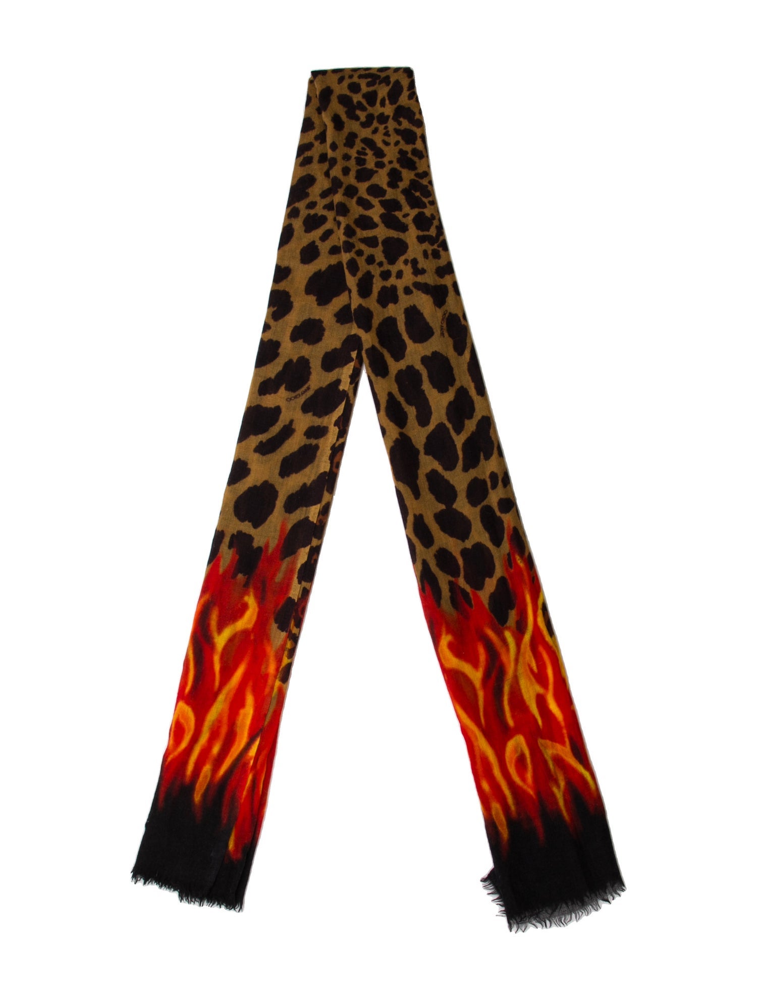 Jimmy Choo Cashmere Paisley Print Scarf