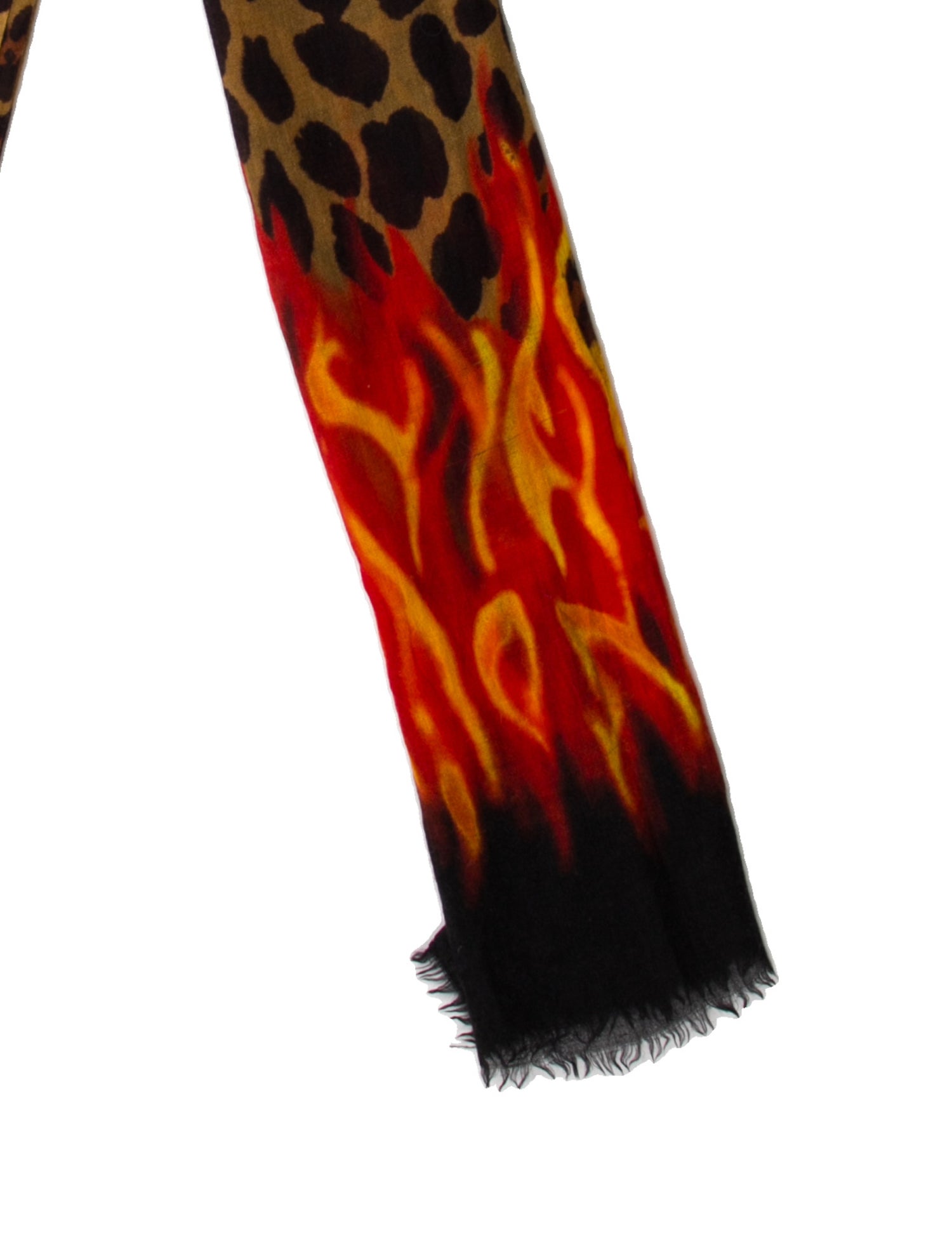 Jimmy Choo Cashmere Paisley Print Scarf