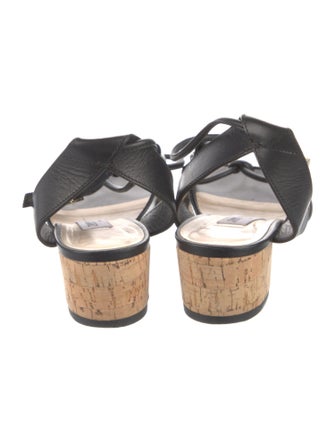 Jimmy Choo Leather Slingback Sandals