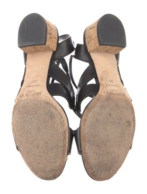 Jimmy Choo Leather Slingback Sandals