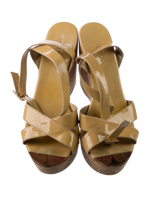Jimmy Choo Patent Leather Sandals