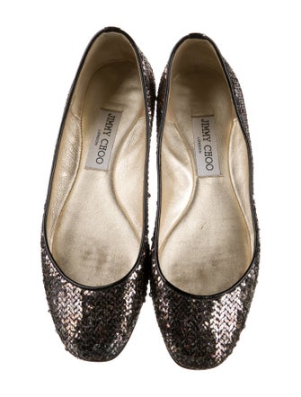 Jimmy Choo Sequins Ballet Flats