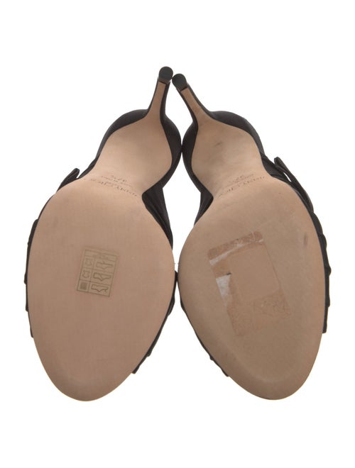 Jimmy Choo Satin Bow Accents Slides