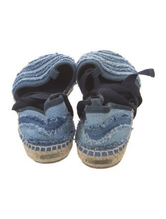 Jimmy Choo Denim Printed Espadrilles