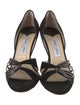 Jimmy Choo Suede Cutout Accent Sandals