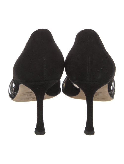 Jimmy Choo Suede Cutout Accent Sandals