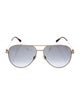 Jimmy Choo Aviator Gradient Sunglasses