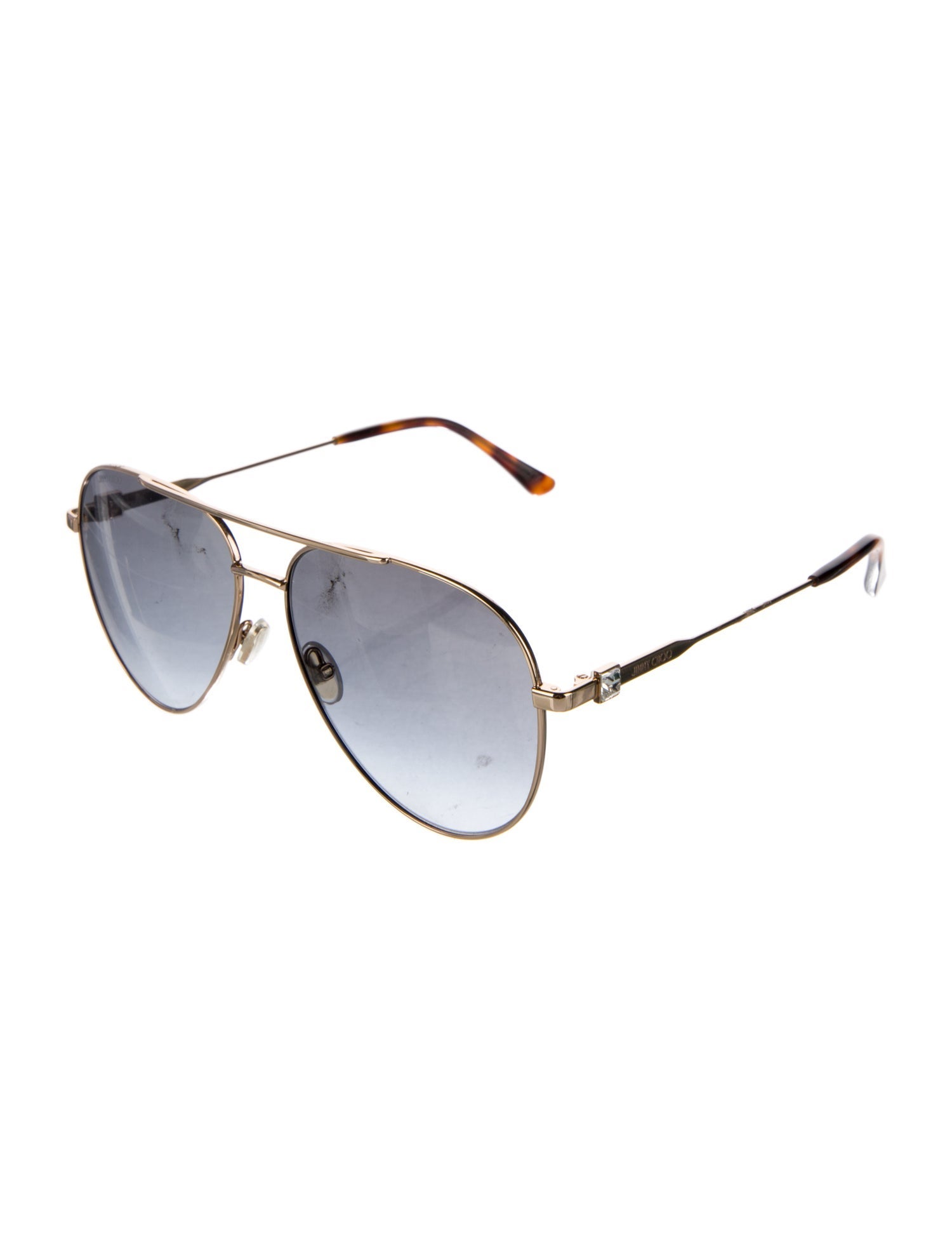 Jimmy Choo Aviator Gradient Sunglasses