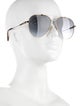 Jimmy Choo Aviator Gradient Sunglasses