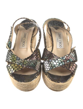 Jimmy Choo Suede Slingback Sandals