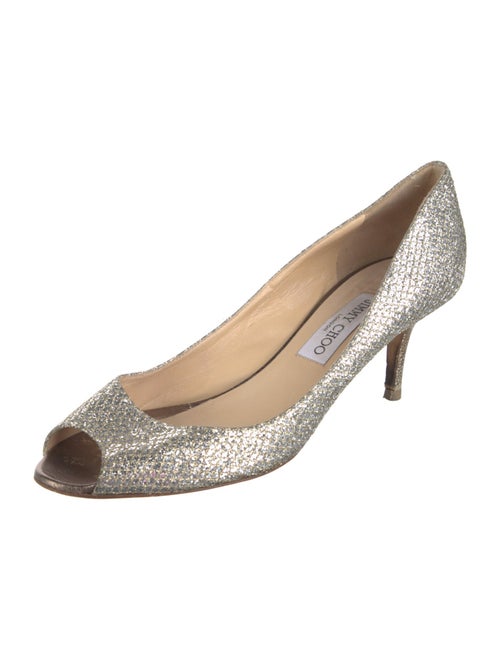 Jimmy Choo Glitter Glitter Accents Pumps