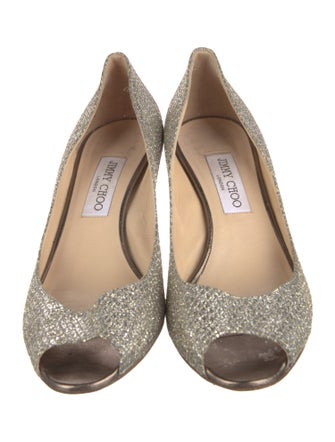 Jimmy Choo Glitter Glitter Accents Pumps