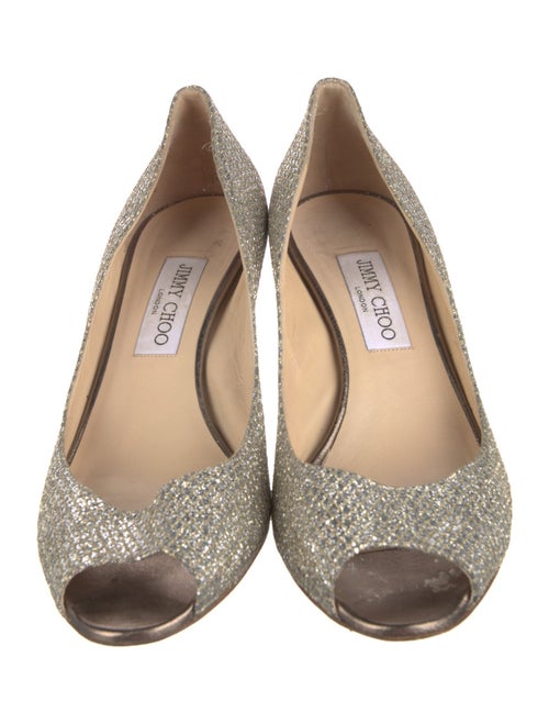 Jimmy Choo Glitter Glitter Accents Pumps