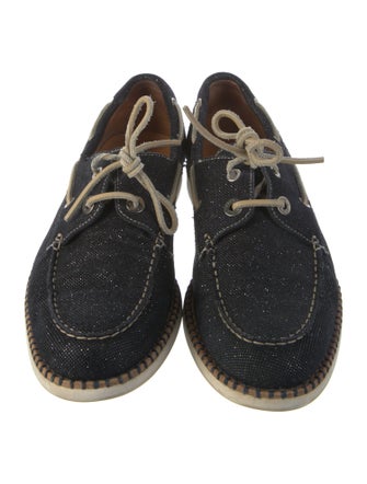 Jimmy Choo Canvas Boat Shoes