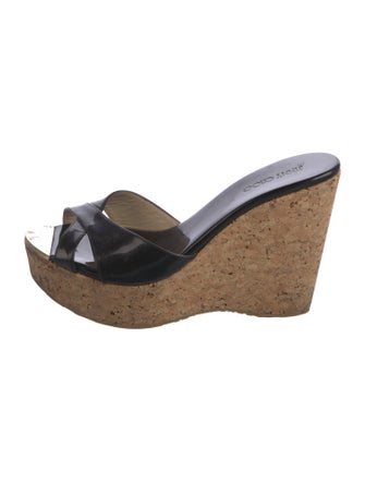 Jimmy Choo Patent Leather Slides