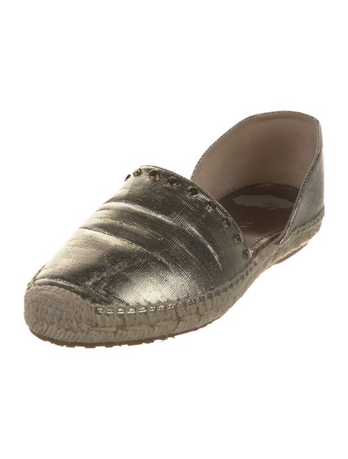 Jimmy Choo Whipstitch Trim D'Orsay Flats