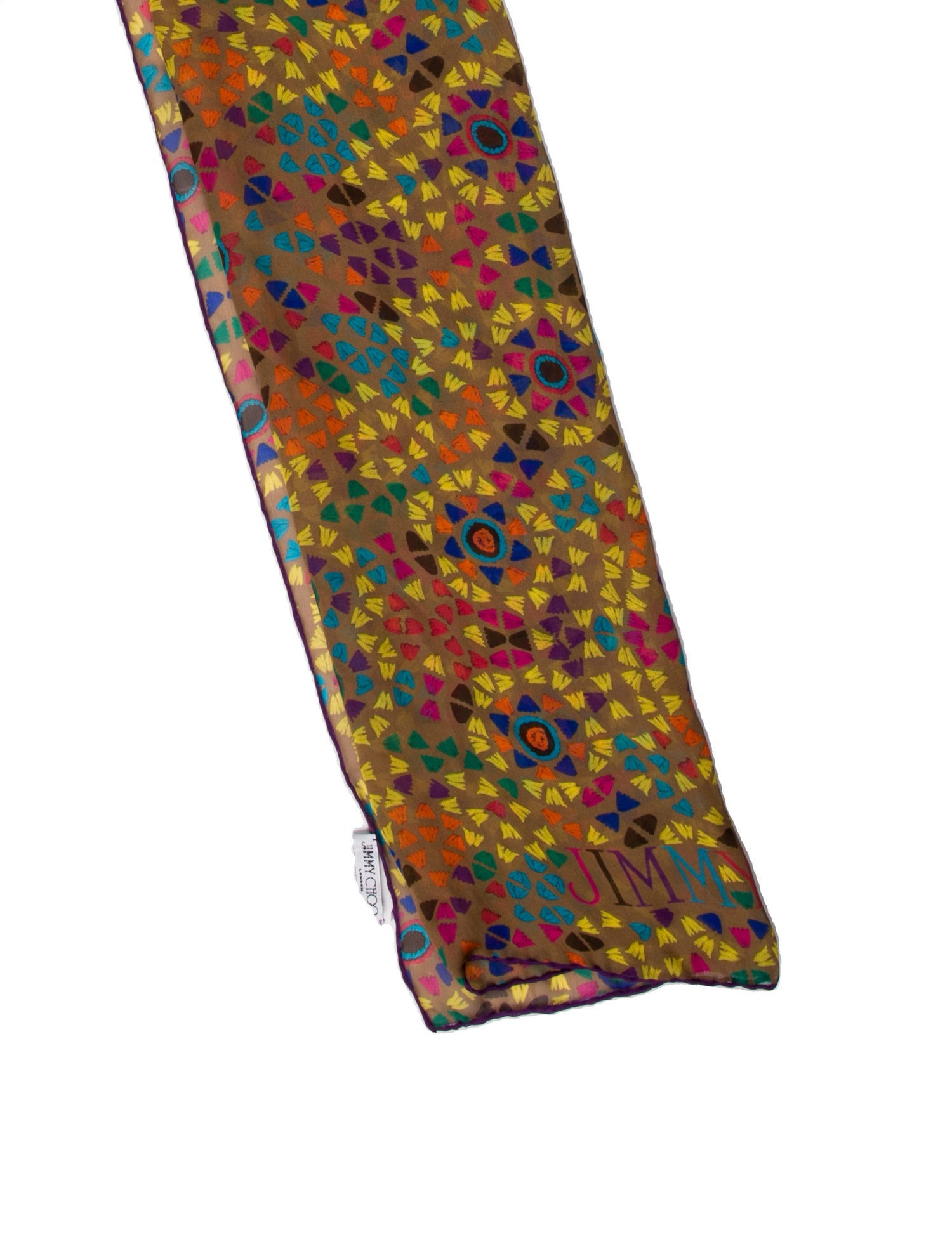 Jimmy Choo Floral Print Scarf