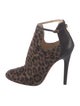 Jimmy Choo Ponyhair Animal Print T-Strap Pumps